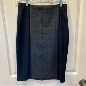 Women’s SZ 4 THE LIMITED Collection 2-Tone gray and black Pencil Skirt